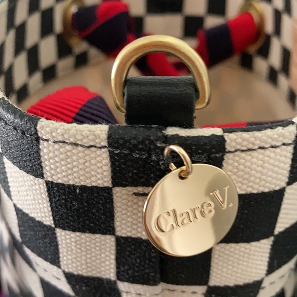 Brand new Clare V petite Baleine Checkered bag - Picture 4 of 5